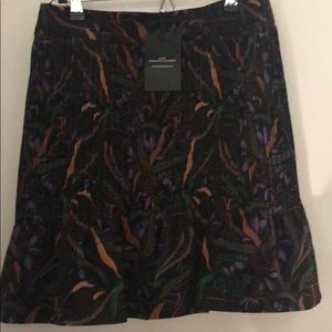 Double crepe skirt